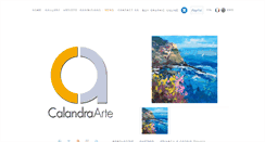 Desktop Screenshot of calandraarte.it